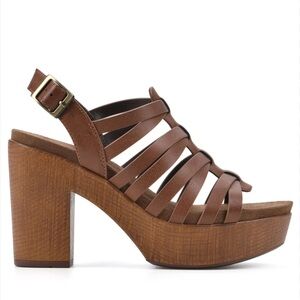 Women's Brown Strappy Sandals